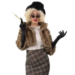 Korte Dames Bontjas Bruin