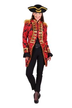 Jas Dame Nelson Brocaat Rood-zwart -Halloween Winkel 1861 007 1 1 1 3