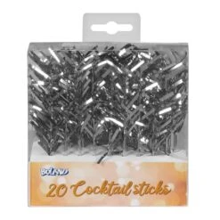 Cocktailprikkers Zilver (20 Stuks)