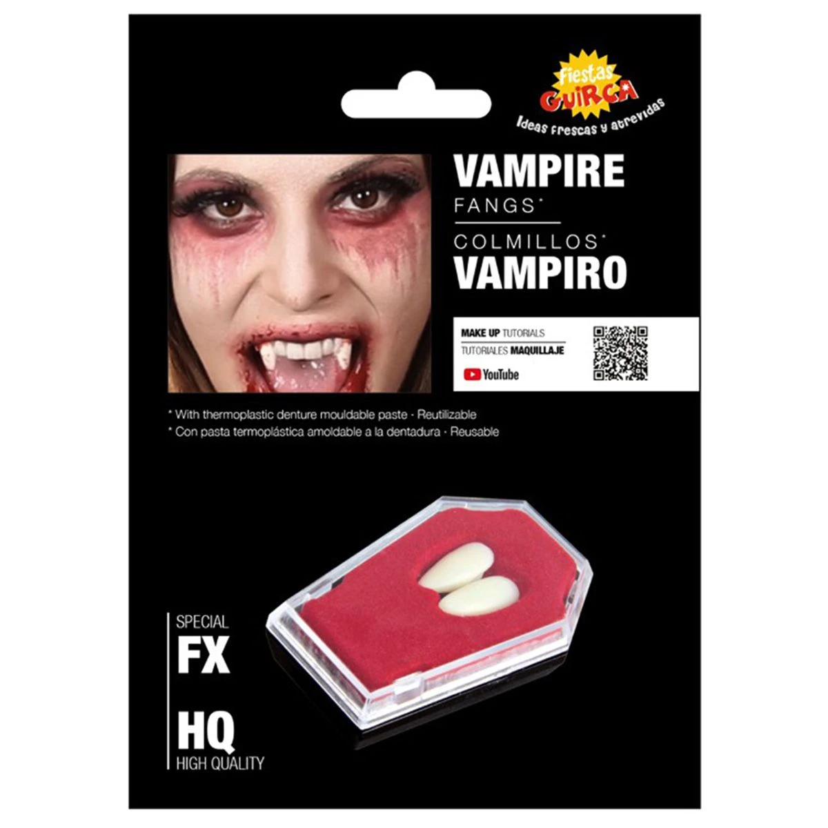 Vampierentanden (2 Stuks) 1 Vampierentanden (2 Stuks)