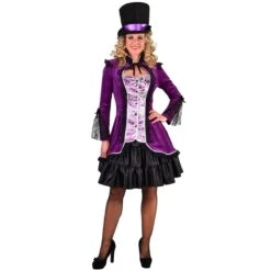 Damesjas Burlesque Paars