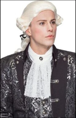 Markies Barok Pruik Créme Wit