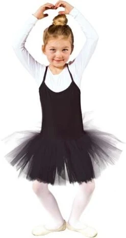 Ballet Tutu Jurkje Zwart -Halloween Winkel 5047