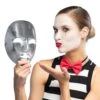 Masker Mime Zilver
