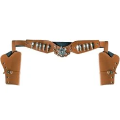 Dubbele Cowboy Holster Bruin