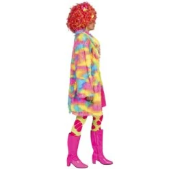 Fluffy Regenboog Bontjas -Halloween Winkel esp 508585 4