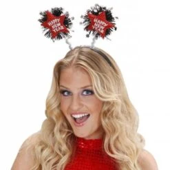 Diadeem Happy Newyear Rood