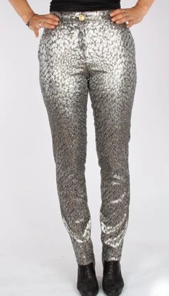 Glitter Damesbroek Zilver -Halloween Winkel glitter damesbroek zilver hoofs 1
