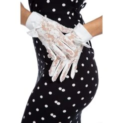 Handschoenen Kant Met Strik