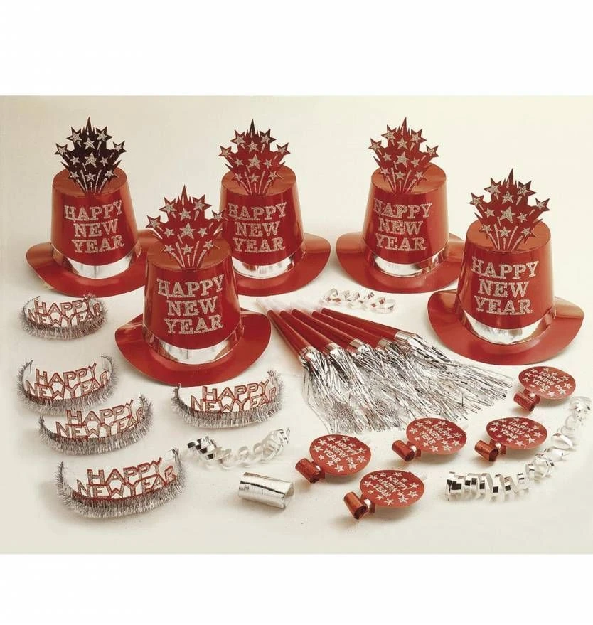 Party Kit "Red Happy Newyear" 1 Party Kit "Red Happy Newyear"