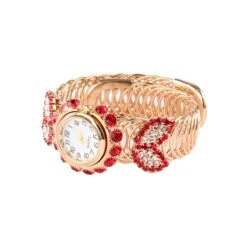 Horloge Goud/Rood