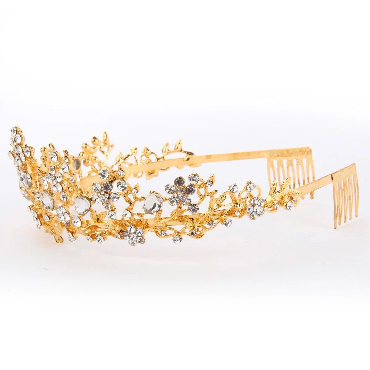 Tiara Kam Luxe Goud 3 Tiara Kam Luxe Goud - Afbeelding 3