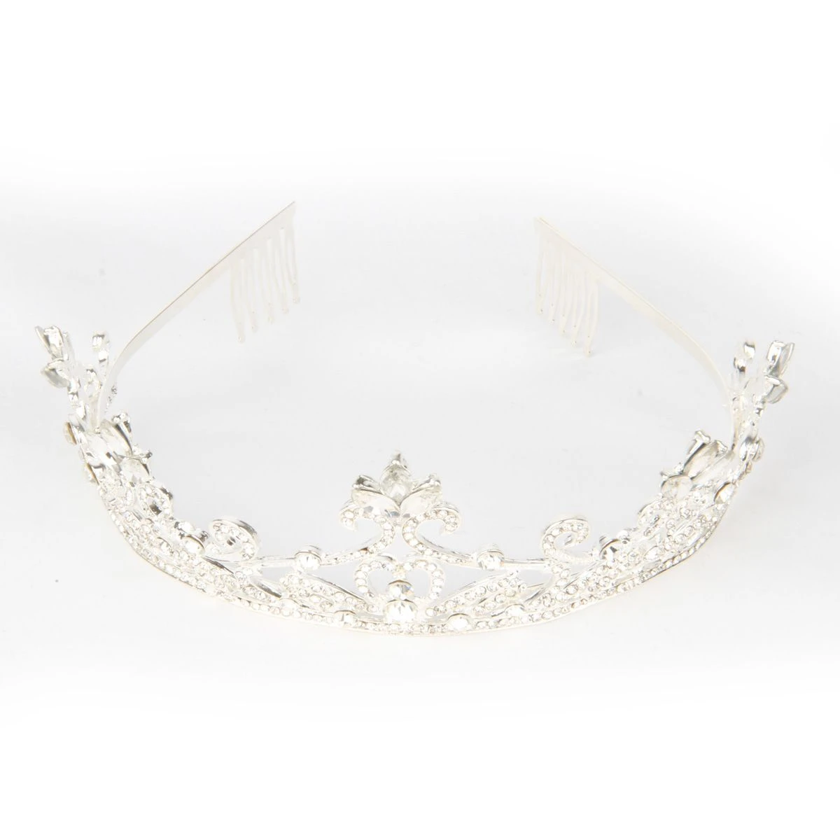 Tiara Kam Luxe Zilver 3 Tiara Kam Luxe Zilver - Afbeelding 3