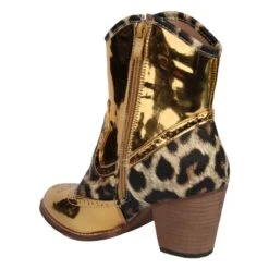 Laarsjes Gold Panter -Halloween Winkel laarzen panter goud gr5