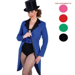 Slipjas Dames Texturé Blauw -Halloween Winkel mab203120 slipjas blauw 2 scaled