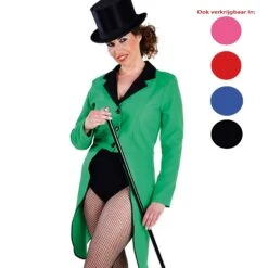 Slipjas Dames Texturé Groen