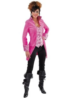 Markiezin Jas Dames Fluweel Roze
