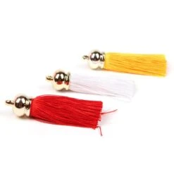 Oeteldonkse Flosjes Rood-Wit-Geel (3 Stuks) -Halloween Winkel oe flos goudknop 3 2 gr