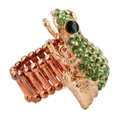 Oeteldonk Luxe Ring Strass Kikker