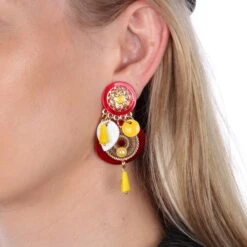 Hippe Oeteldonk Oorbellen -Halloween Winkel oeteldonk oorbel hippie 4 gr