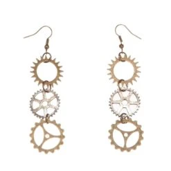 Oorbellen Steampunk Tandwielen
