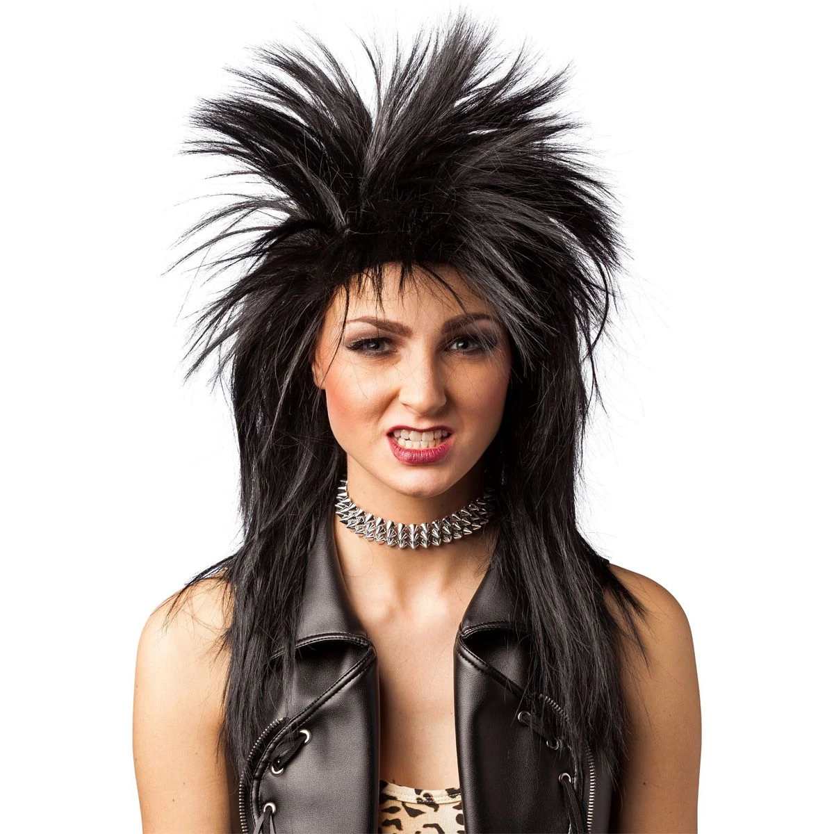 Rock Lady Pruik Zwart 1 Rock Lady Pruik Zwart