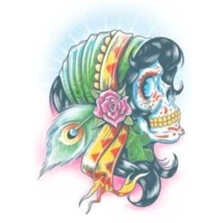 Tattoo Day Of The Dead Lady Gitanos