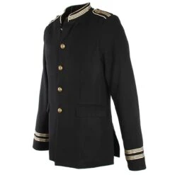 Oeteldonk Herenjas Wol/Polyester Zwart 6 Oeteldonk Herenjas Wol/Polyester Zwart -Halloween Winkel pwh jas heer zwart 2 gr