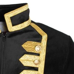 Oeteldonk Herenjas Ribfluweel Zwart -Halloween Winkel pwh nelson rib man 6 gr 1