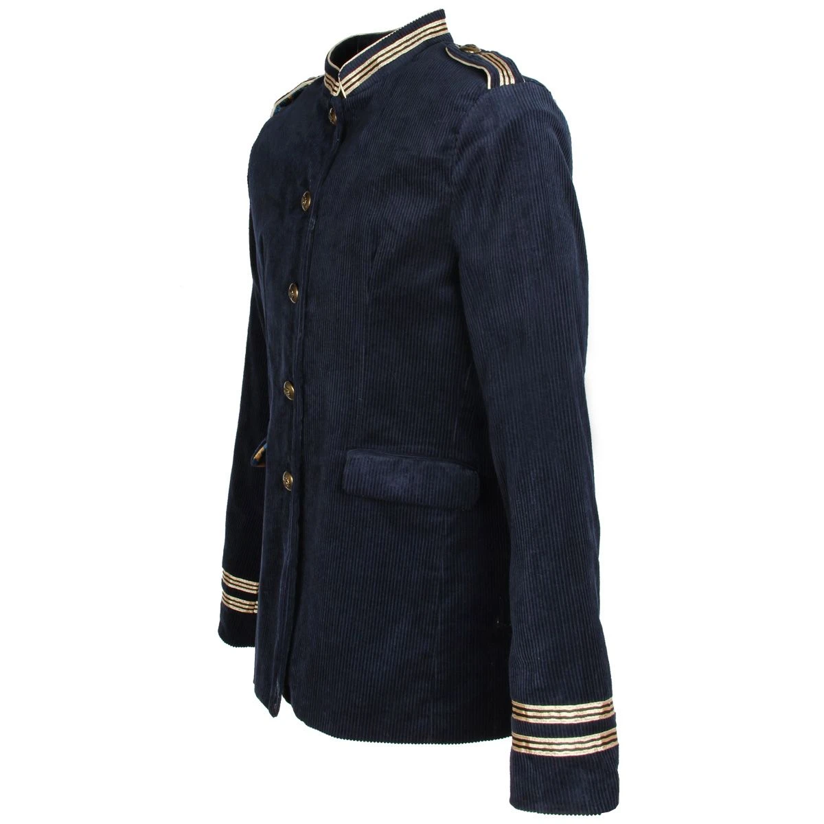 Oeteldonk Uniform Herenjas Ribfluweel Donkerblauw 2 Oeteldonk Uniform Herenjas Ribfluweel Donkerblauw - Afbeelding 2