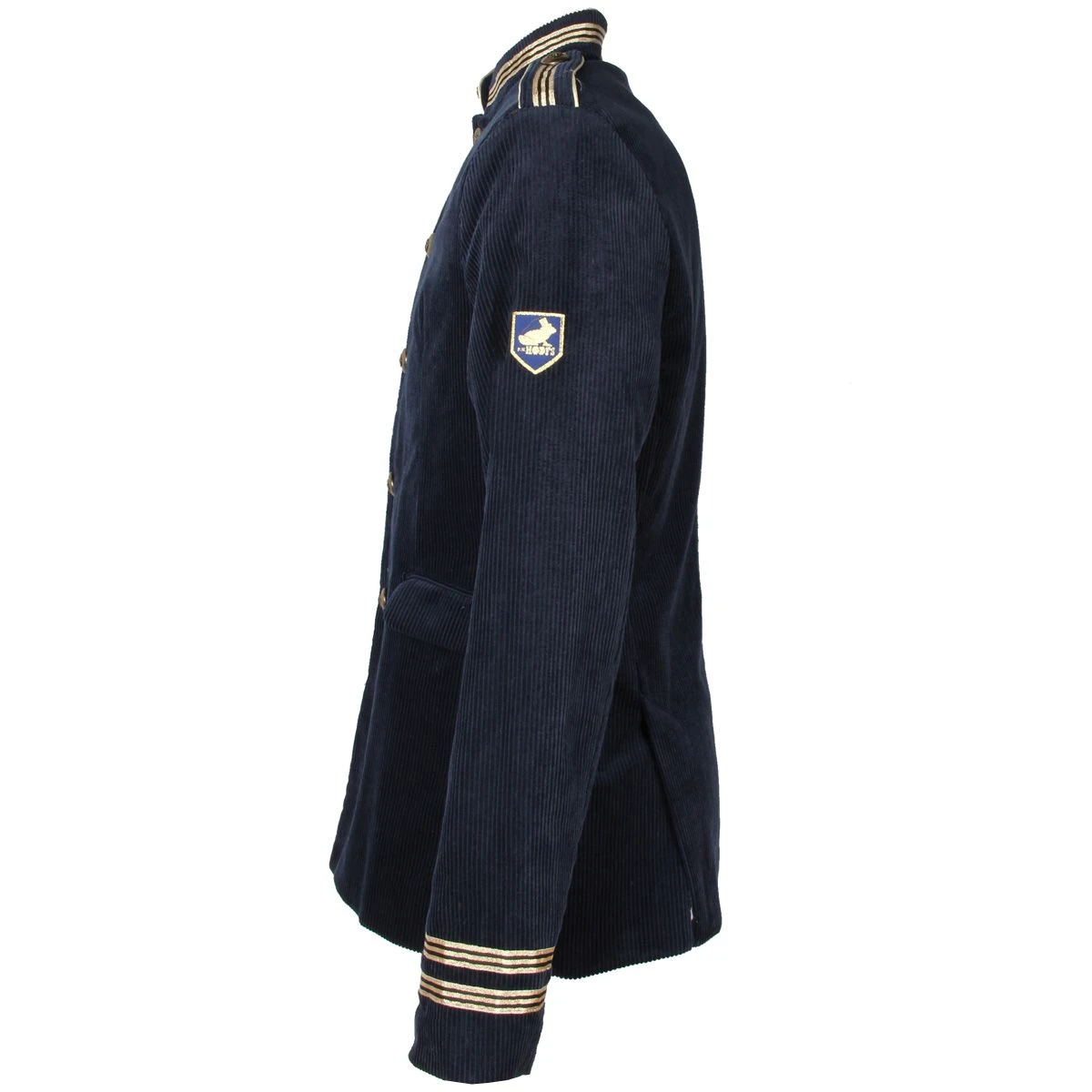 Oeteldonk Uniform Herenjas Ribfluweel Donkerblauw 3 Oeteldonk Uniform Herenjas Ribfluweel Donkerblauw - Afbeelding 3