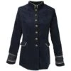 Oeteldonk Uniform Damesjas Ribfluweel Donkerblauw