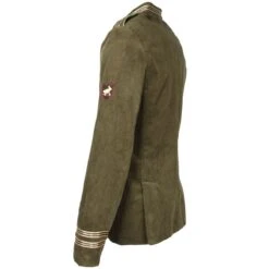 Oeteldonk Uniform Herenjas Ribfluweel Olijfgroen -Halloween Winkel pwh rib groen man 4 gr