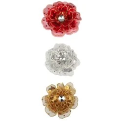 Oeteldonk Pailletten Rozen (3 Stuks)