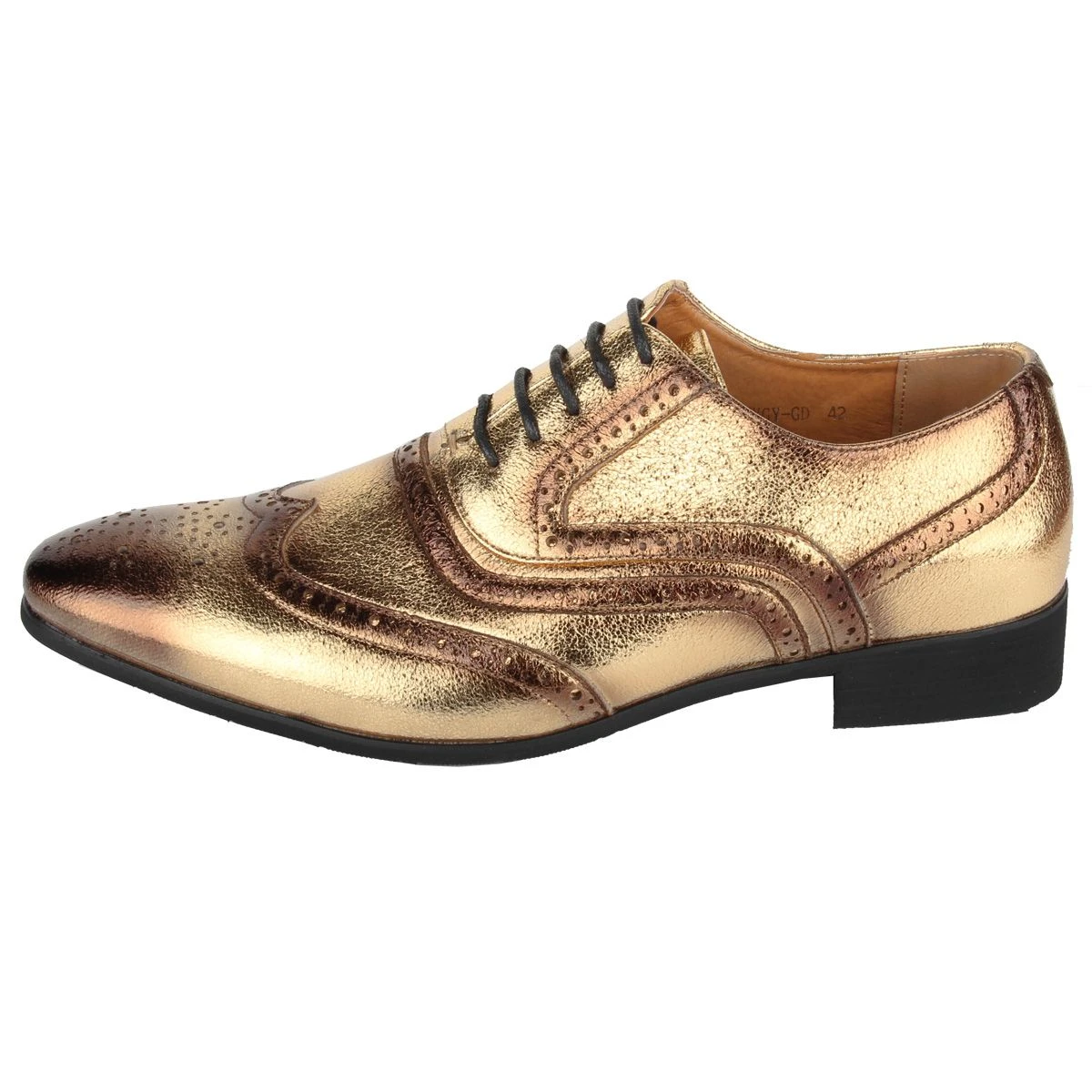 Herenschoen Brushed Goud 3 Herenschoen Brushed Goud - Afbeelding 3