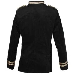 Oeteldonk Uniform Herenjas Ribfluweel Zwart -Halloween Winkel pwh uni jas man 5 gr