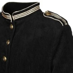 Oeteldonk Uniform Herenjas Ribfluweel Zwart -Halloween Winkel pwh uni jas man 6 gr