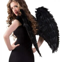 Vleugels Groot Zwart (60 X 75 Cm)