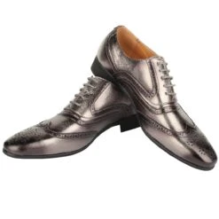 Herenschoen Brushed Zilver