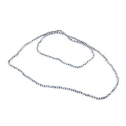 Ketting/Armband Kraaltjes Goud/Blauw -Halloween Winkel sieraad blauw kraaltjes02