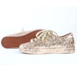 Glittersneakers Goud -Halloween Winkel sneakers goud groot3