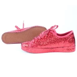 Glittersneakers Rood -Halloween Winkel sneakers rood groot3
