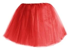 Tule Rok (div. Kleuren) -Halloween Winkel tule rok rood 2