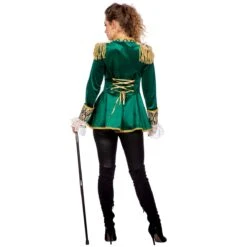 Luxe Jas Markiezin Fluweel Groen -Halloween Winkel wil 320417b 3