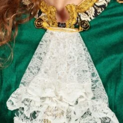 Luxe Jas Markiezin Fluweel Groen -Halloween Winkel wil 320417b 5