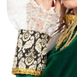 Luxe Jas Markiezin Fluweel Groen -Halloween Winkel wil 320417b 6