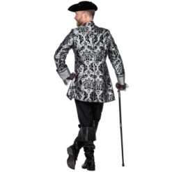 Luxe Markies Grijs/Zwart -Halloween Winkel wil 5307 4